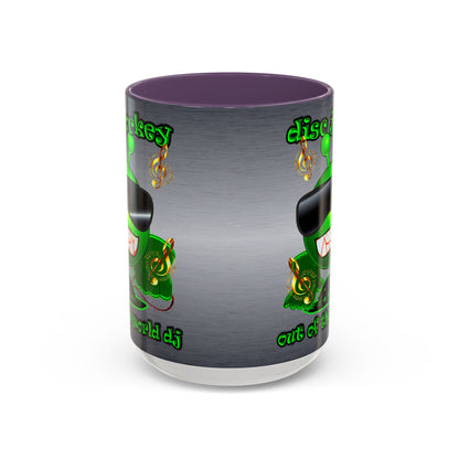 disc jockey - Accent Mug (brushed nickel)