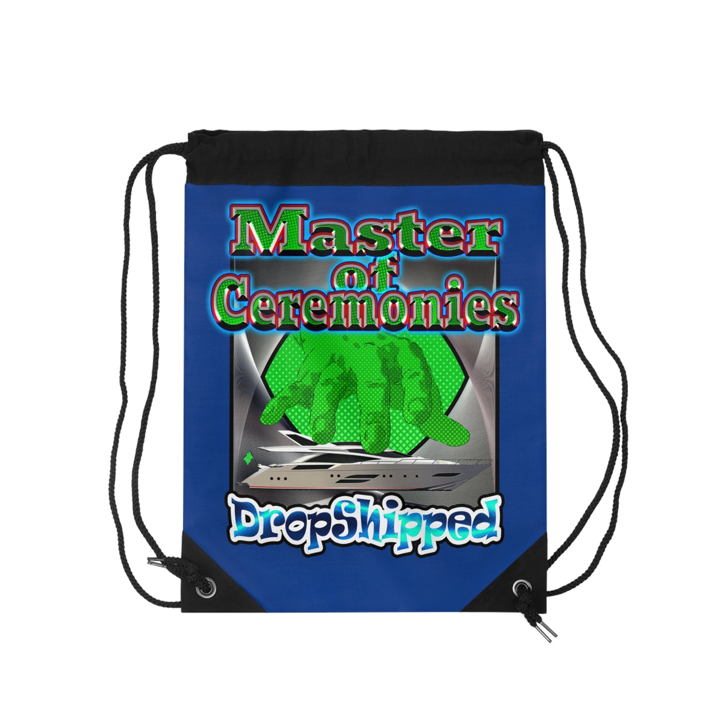 logo - Drawstring Bag (dark blue)