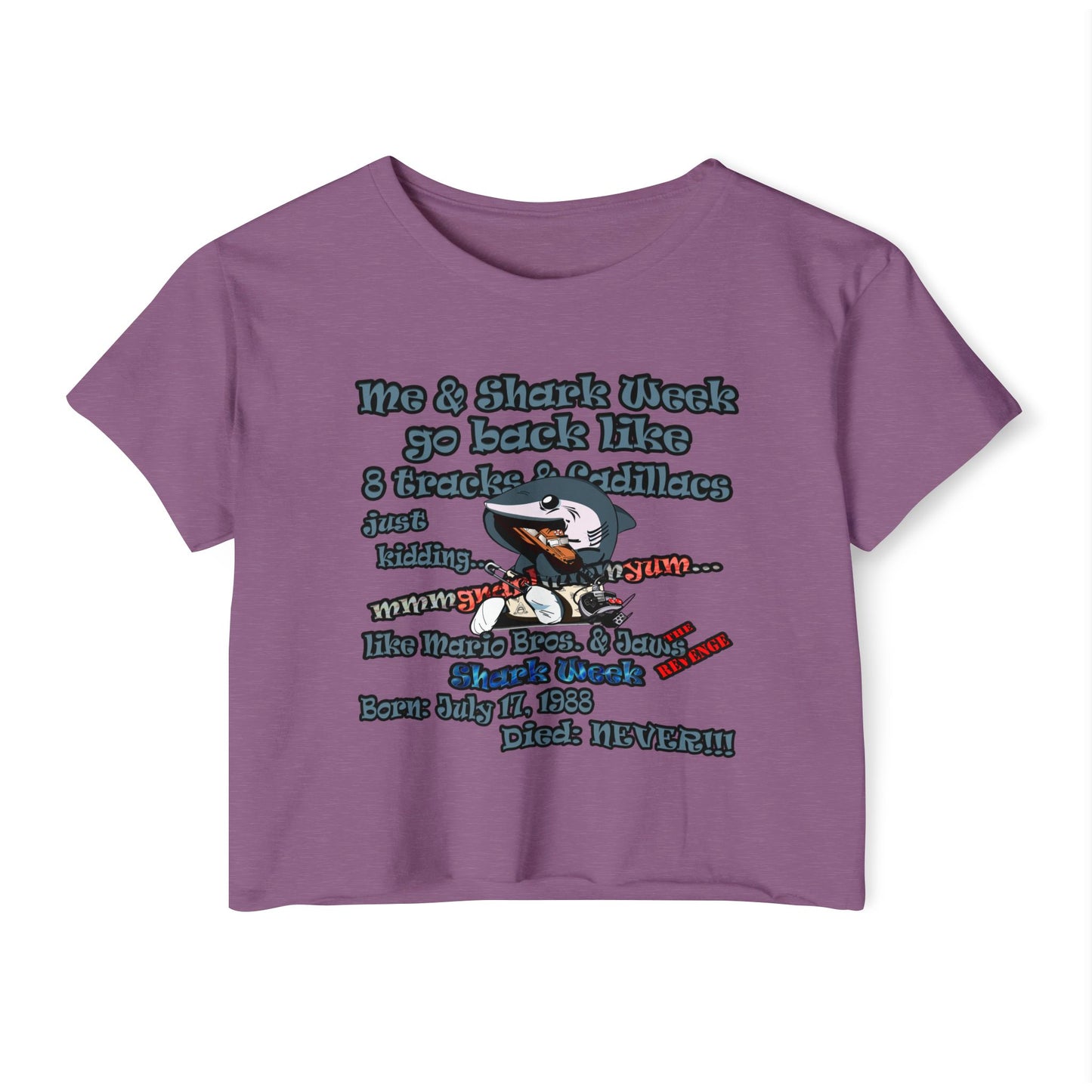 shark week - Women's Festival Crop Top