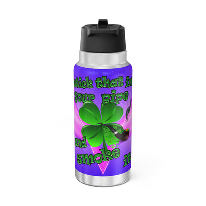 celtics logo - Gator Tumbler, 32oz  (purple-pink wave)