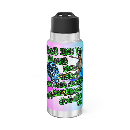 og - Gator Tumbler, 32oz  (light blue-pink wave)