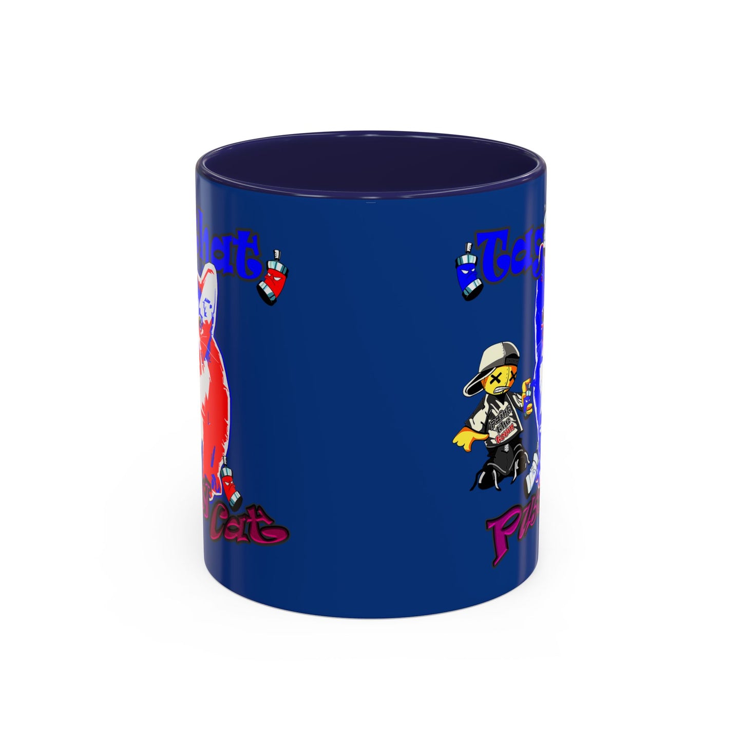 tag that - Accent Mug (dark blue)