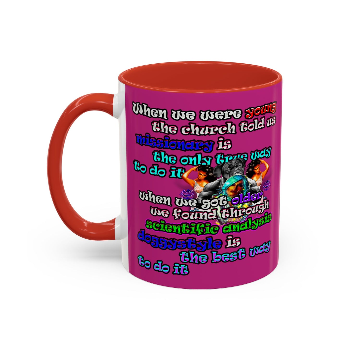 doggystyle - Accent Mug (pink)