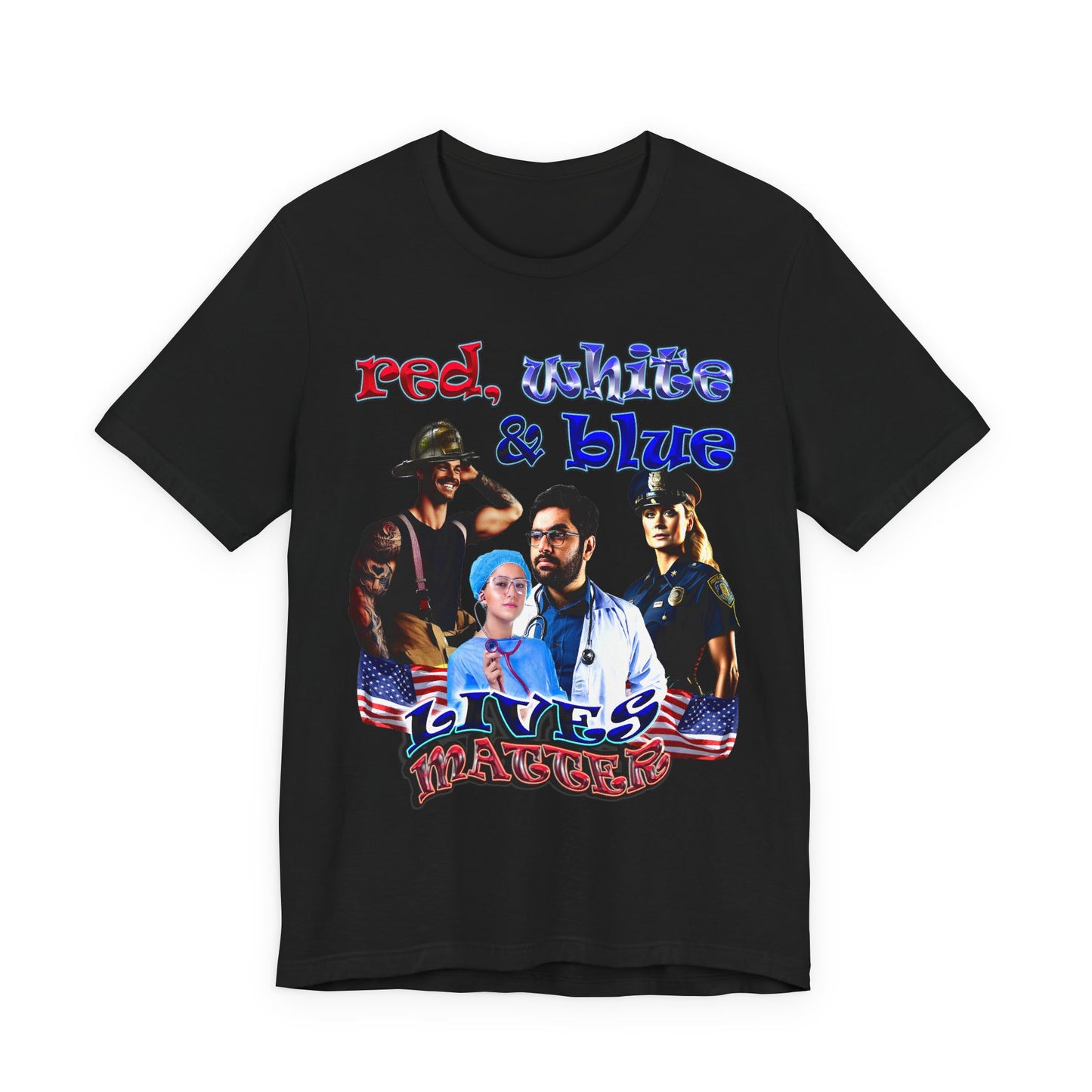 rw&b lives matter - Unisex Jersey Short Sleeve Tee