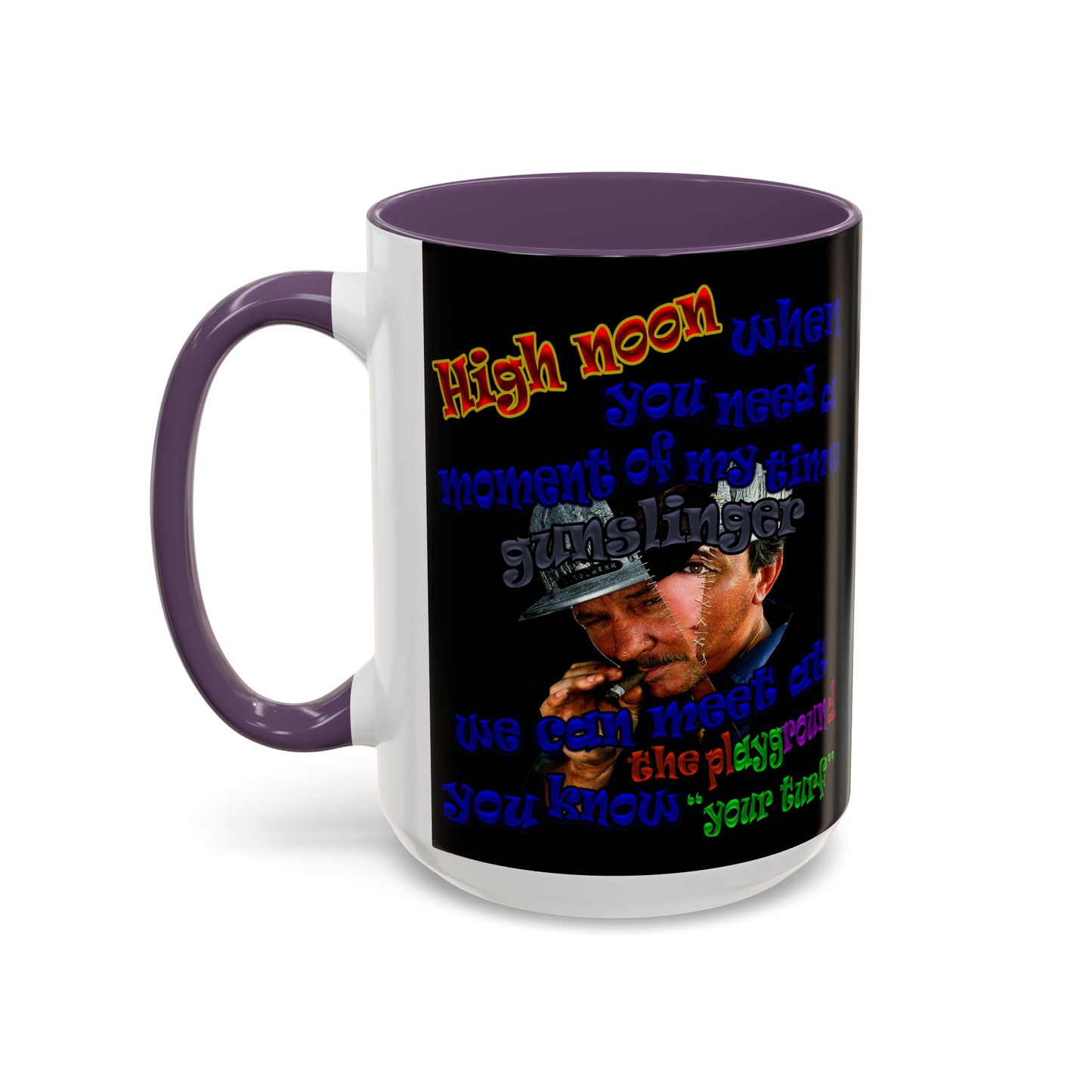 high noon - Accent Mug (black)