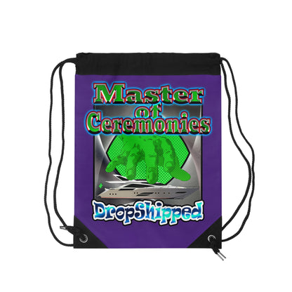 logo - Drawstring Bag (purple)
