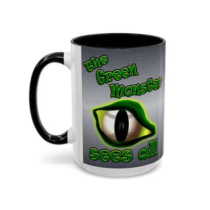 green monster - Accent Mug (brushed nickel)