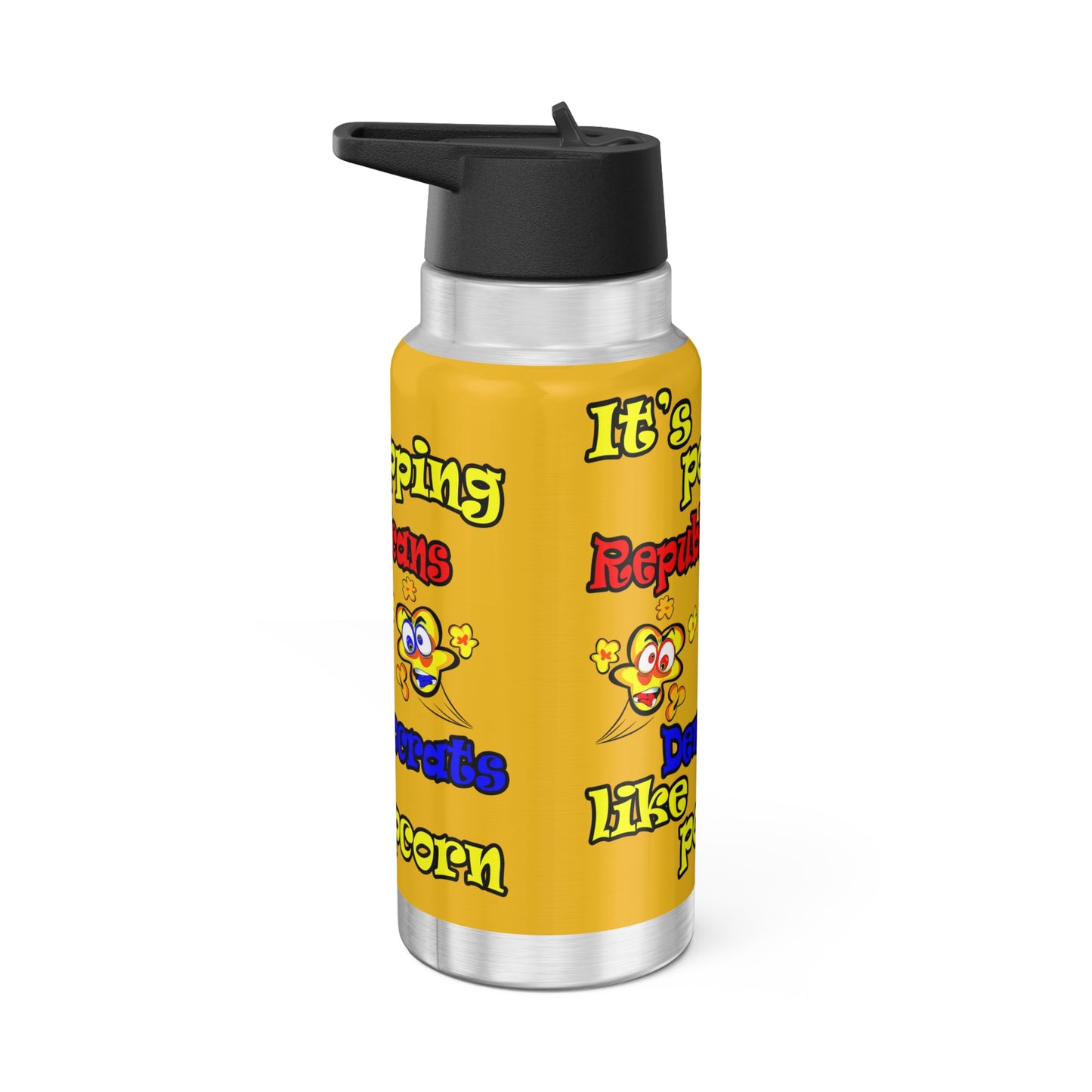 popping like popcorn - Gator Tumbler, 32oz (yellow)