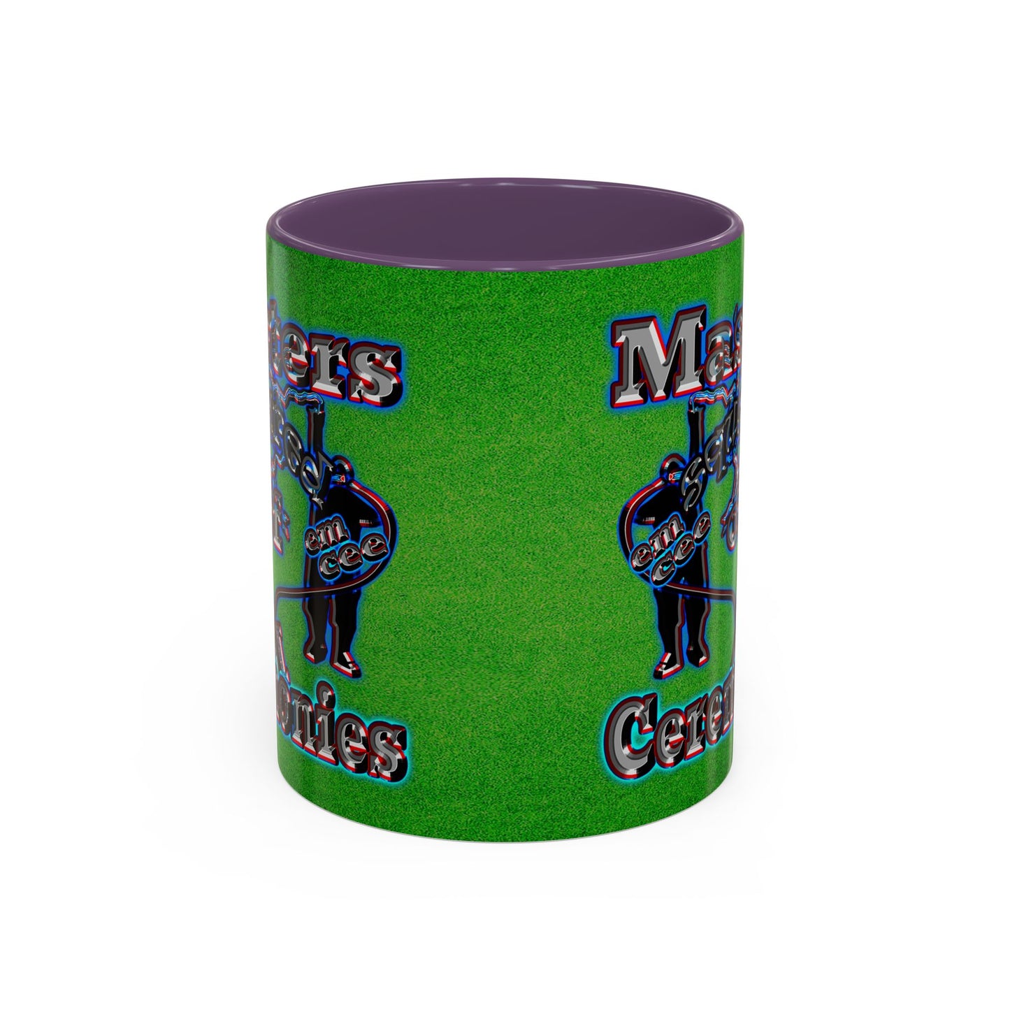 em cee squared - Accent Mug (green turf)