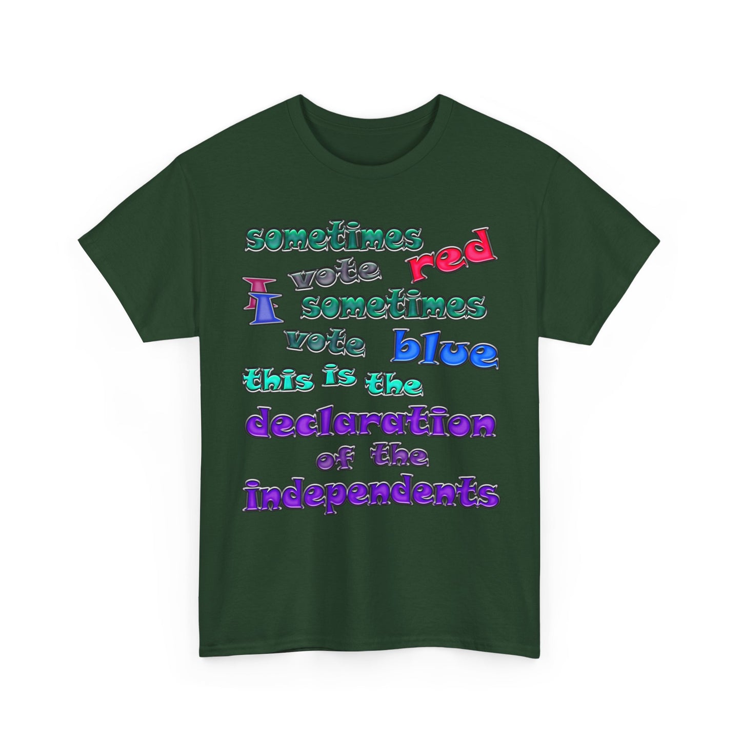 declaration of the independents - Unisex Heavy Cotton Tee