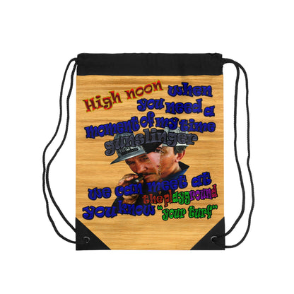high noon - Drawstring Bag (butterscotch wood finish)