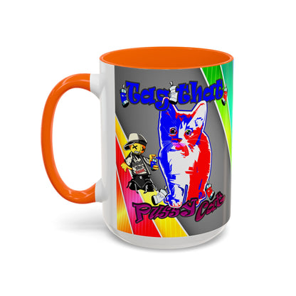 tag that - Accent Mug (rainbow split)