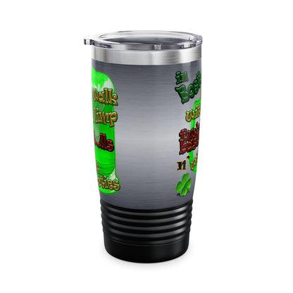 celtics logo - Ringneck Tumbler, 20oz (brushed nickel)