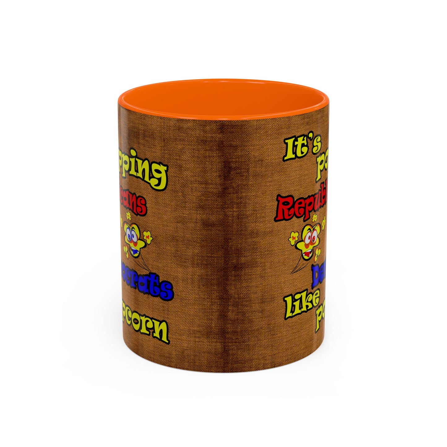 popping like popcorn - Accent Mug (brown papyrus)