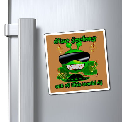 disc jockey - Magnets - (light brown)