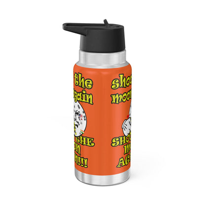shoot the moon again - Gator Tumbler, 32oz (orange)