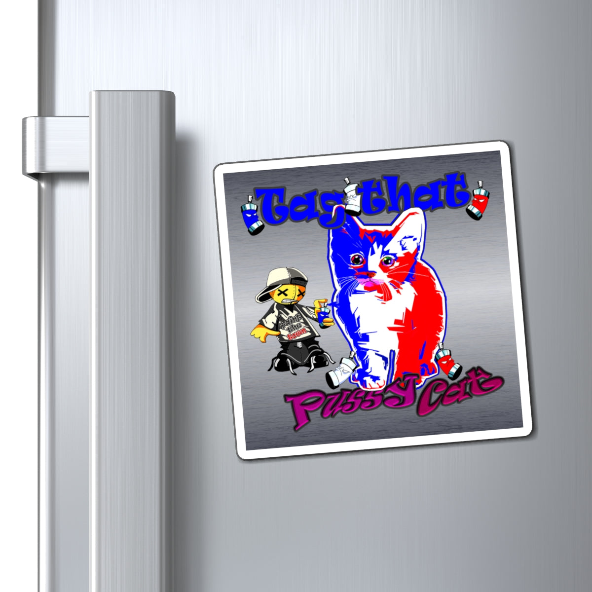 tag that - Magnets - (brushed nickel)