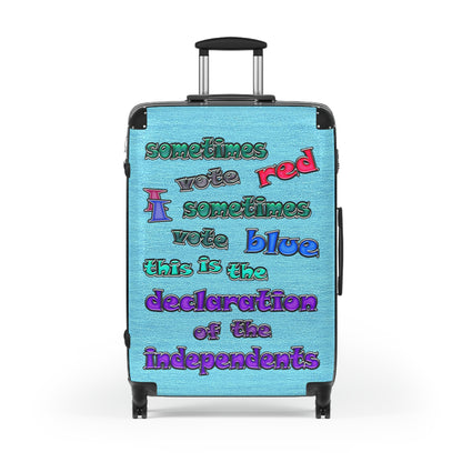 declaration of the independents - Suitcase (faded blue)