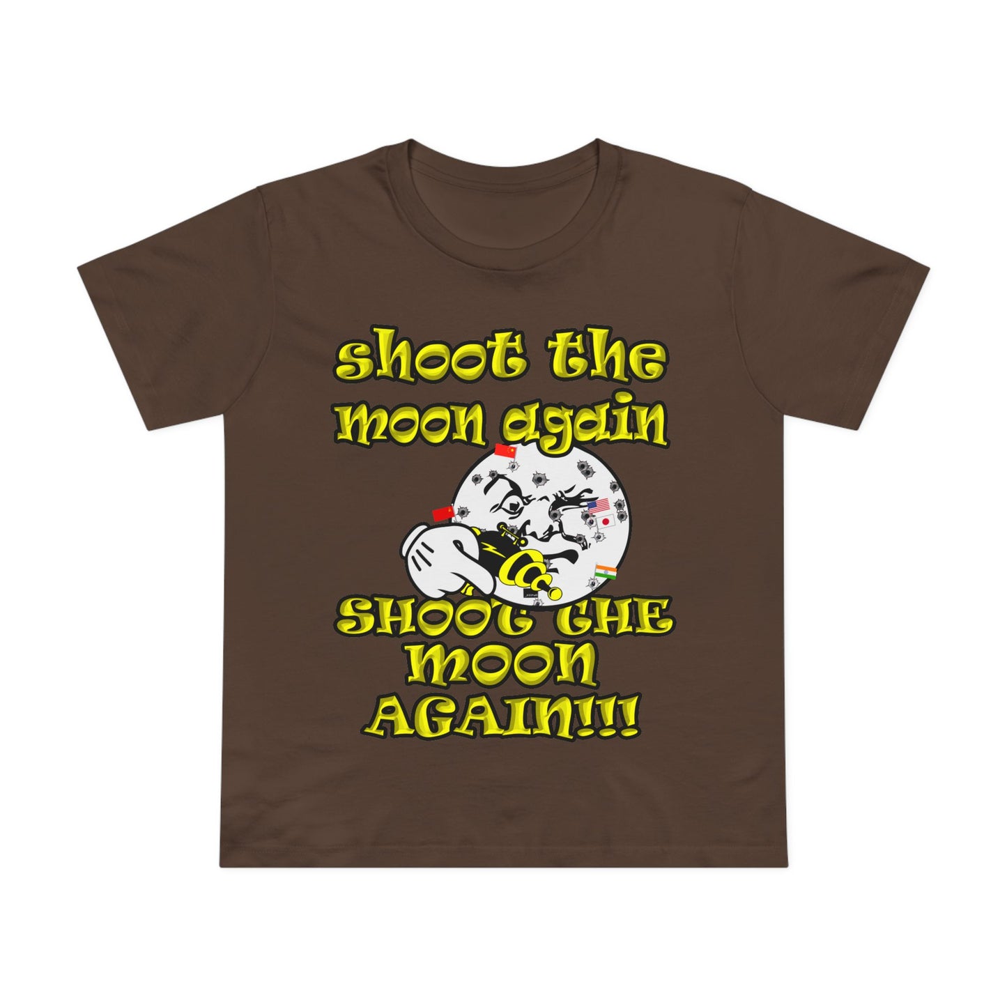 shoot the moon again - Women’s Maple Tee
