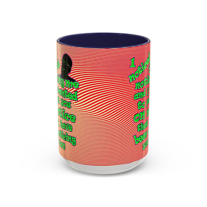 noticed you noticing - Accent Mug (yellow-orange wave)