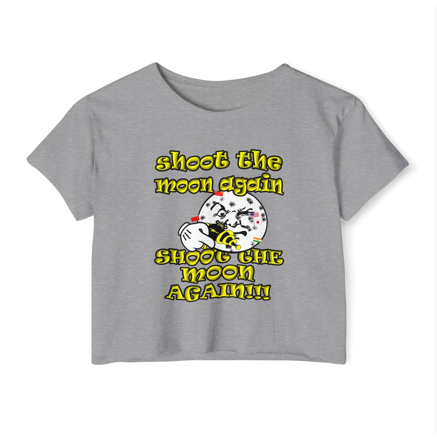 shoot the moon again - Women's Festival Crop Top