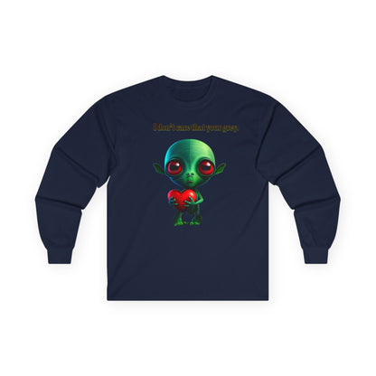 I don't care that your grey - Ultra Cotton Long Sleeve Tee
