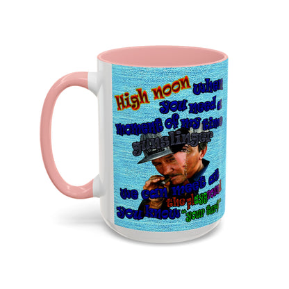 high noon - Accent Mug (faded blue)