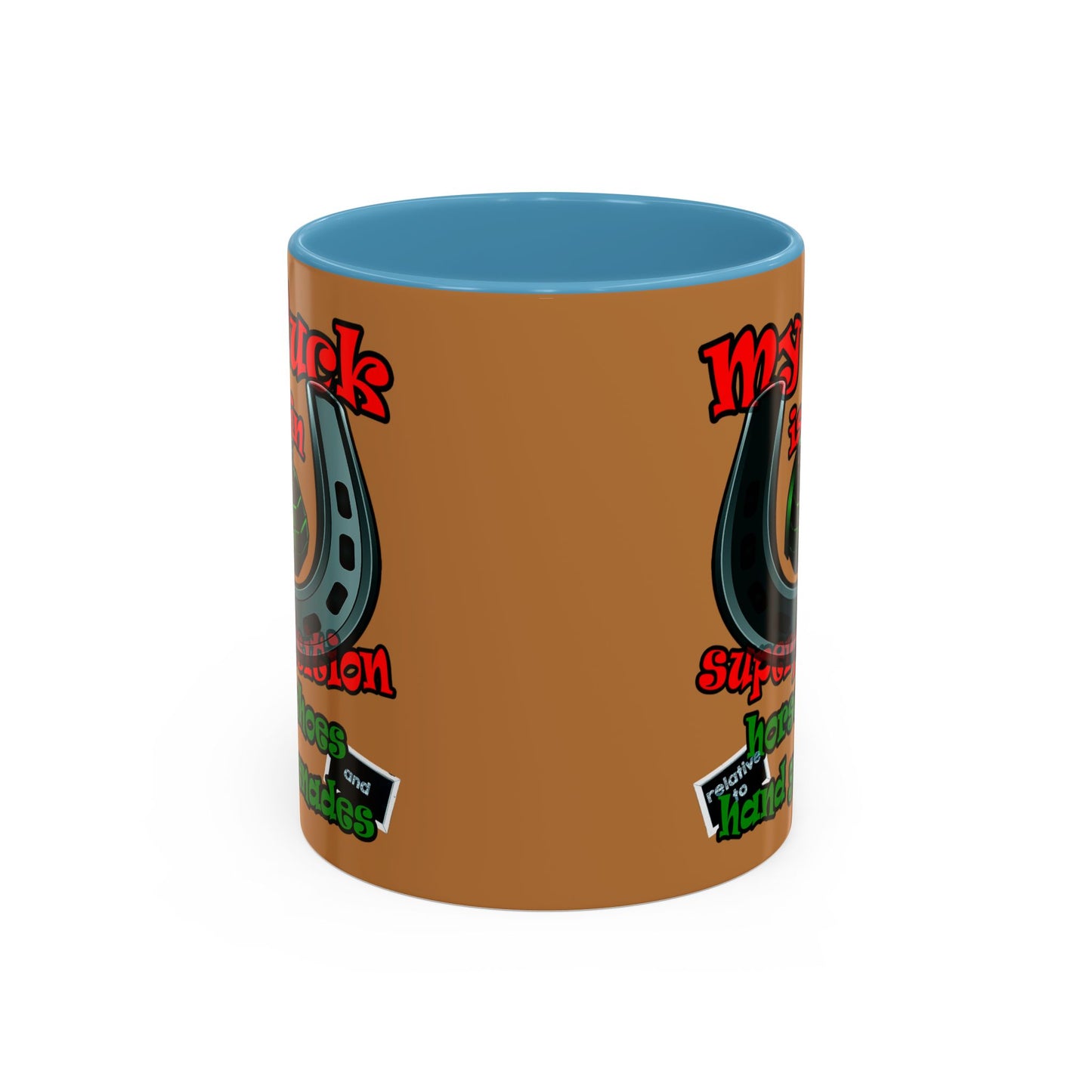 my luck - Accent Mug (light brown)