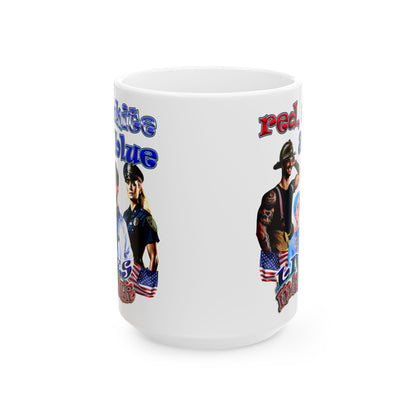 rw&b lives matter - White Mug (white)