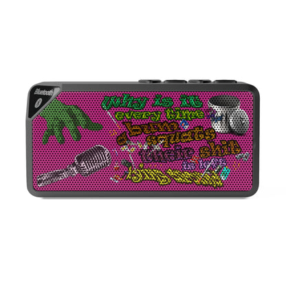 the bum's shit - Jabba Bluetooth Speaker (pink)