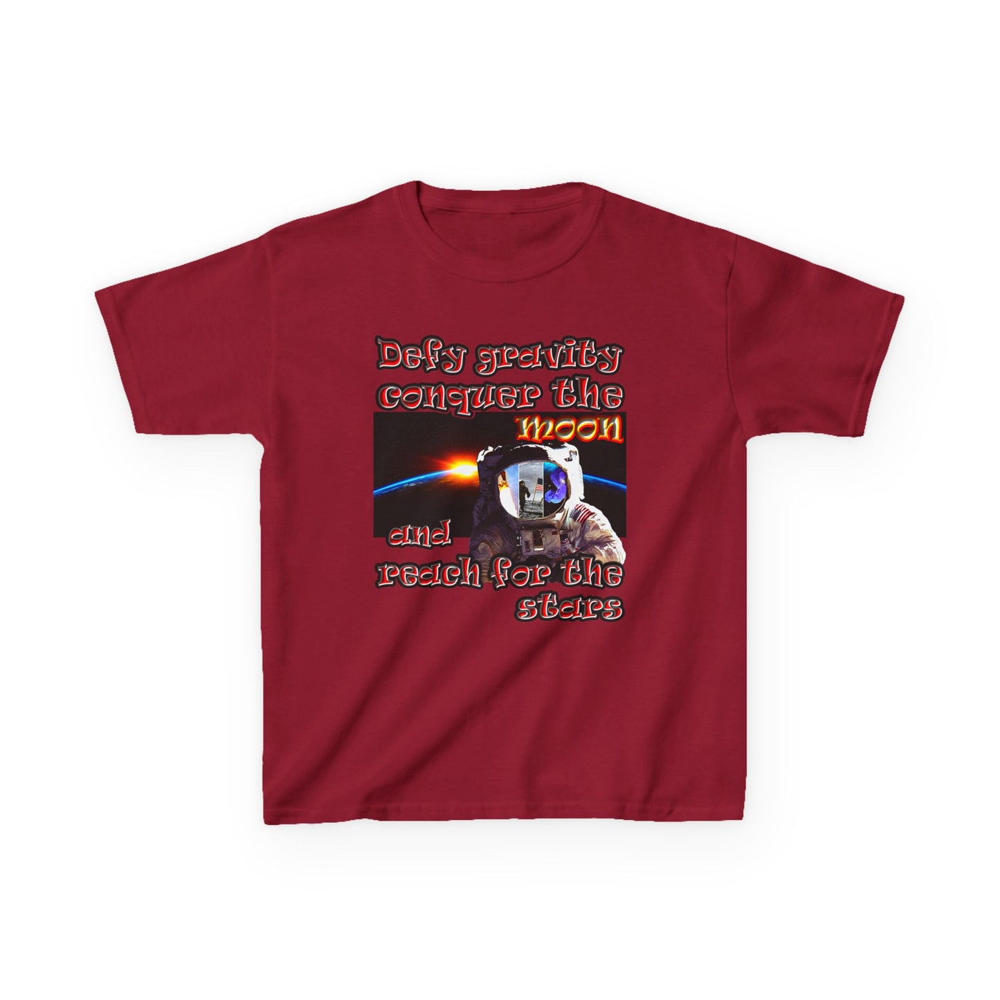defy conquer reach - Kids Heavy Cotton™ Tee