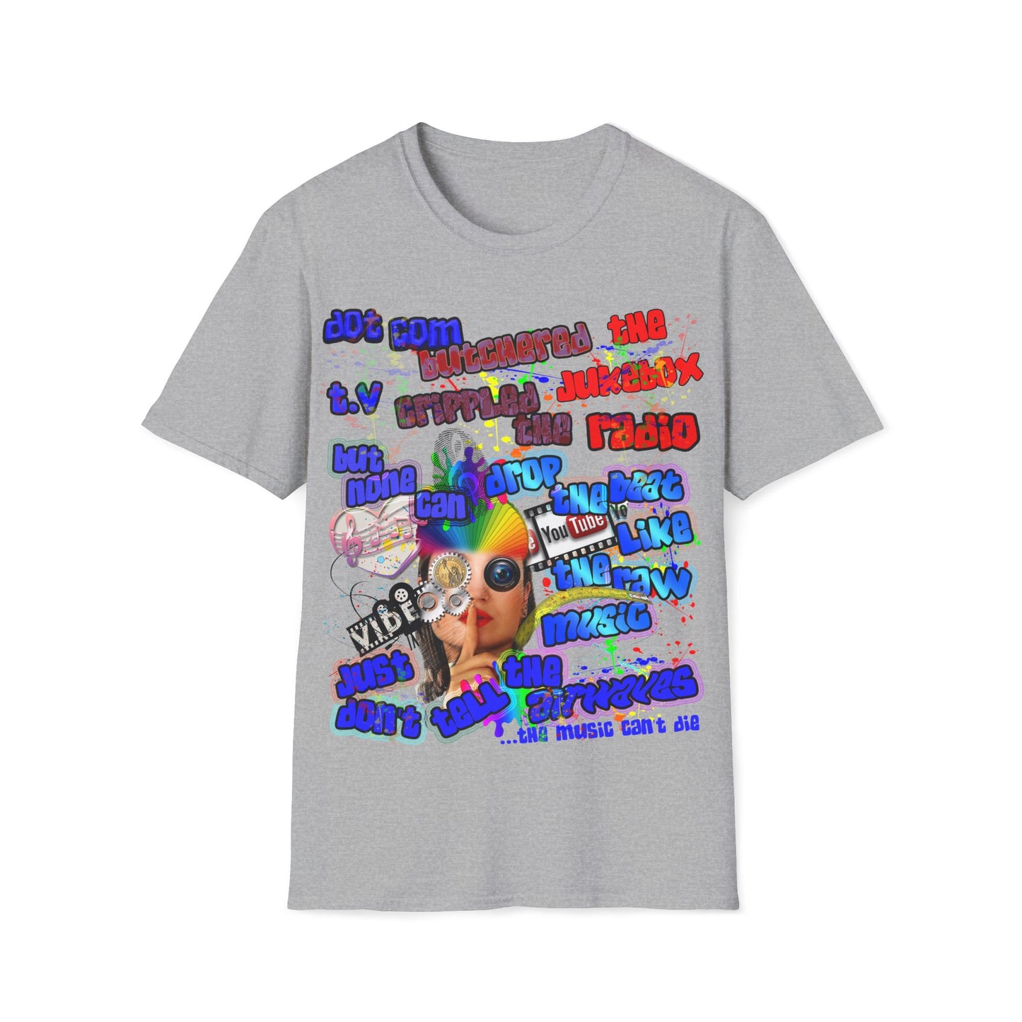 drop the beat - Unisex Softstyle T-Shirt