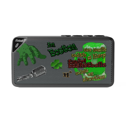 celtics logo - Jabba Bluetooth Speaker (dark grey)