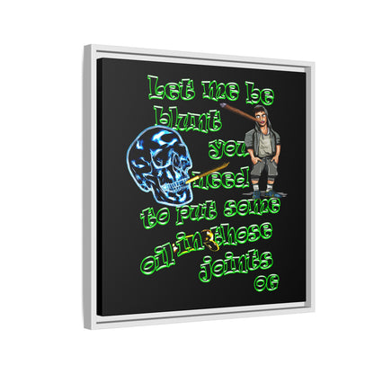 og - framed canvas art (black)