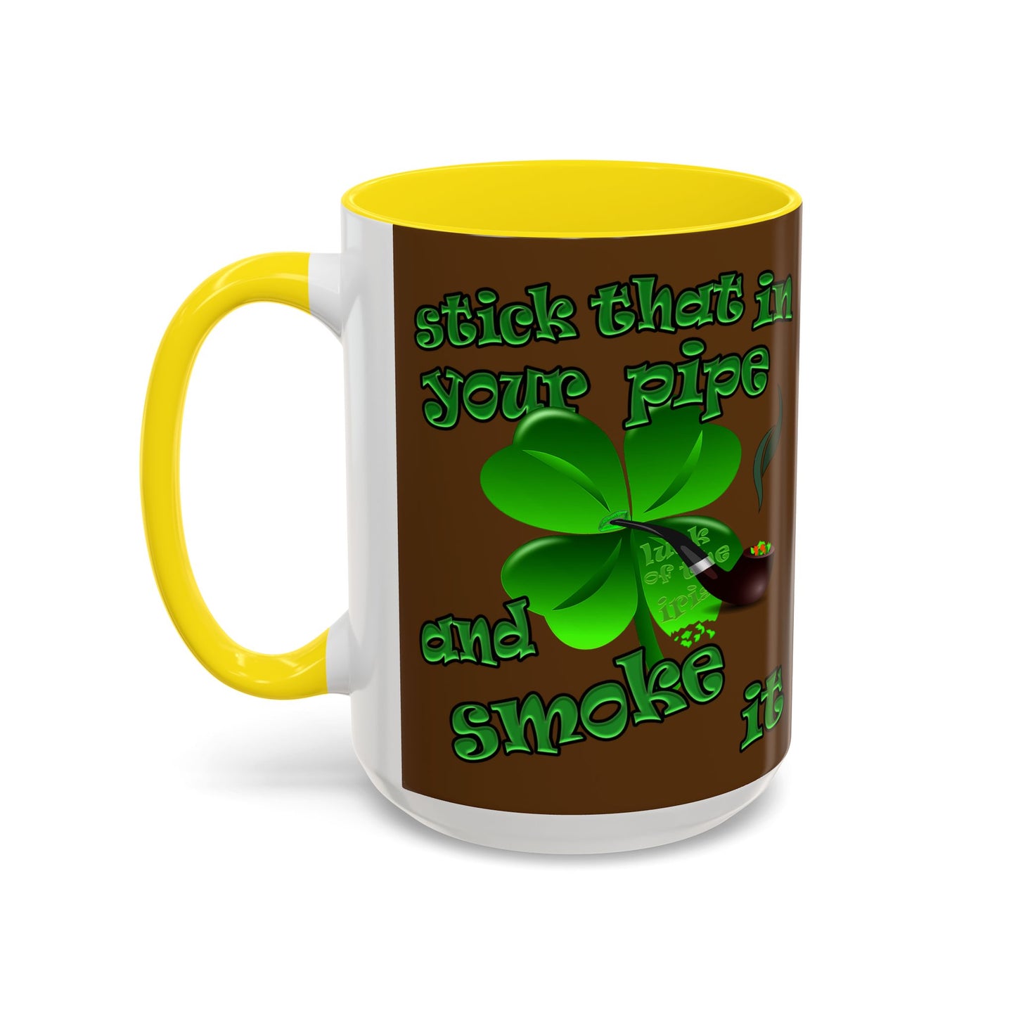 celtics logo - Accent Mug (brown)