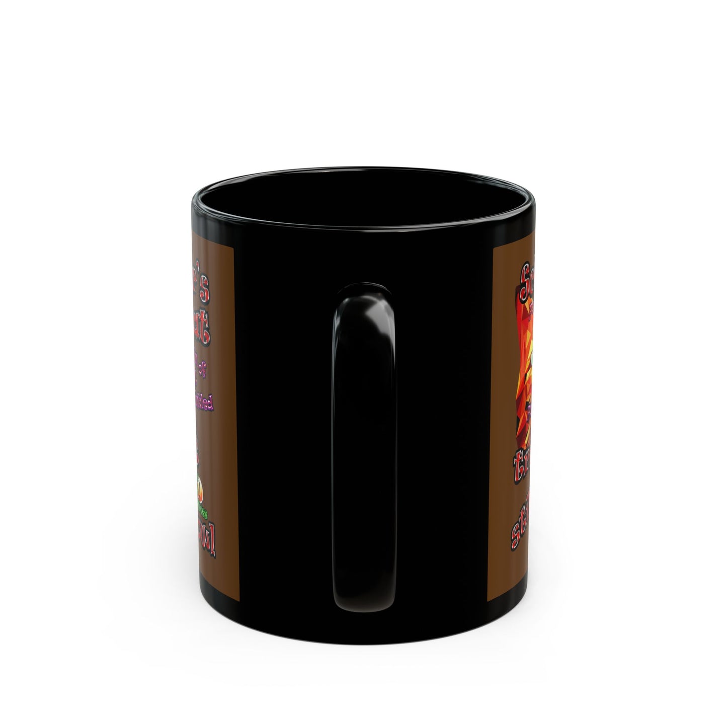 schrodinger's cat - Black Mug (brown)