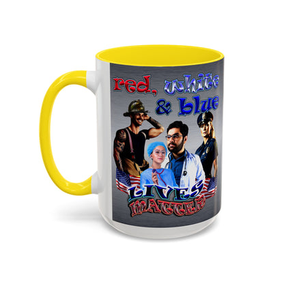 rw&b lives matter - Accent Mug (brushed nickel)