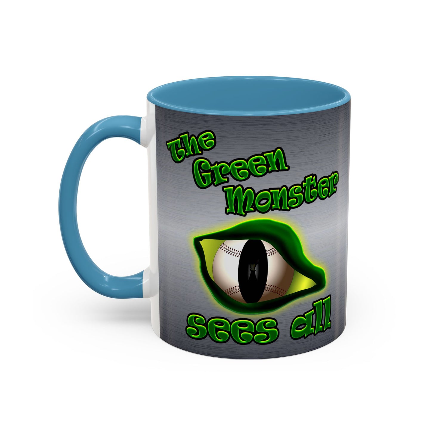 green monster - Accent Mug (brushed nickel)
