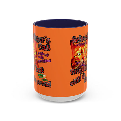 schrodinger's cat - Accent Mug (crusta)