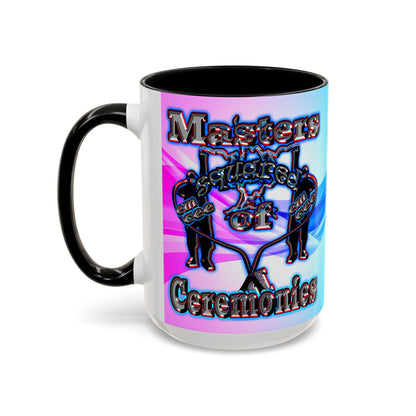 em cee squared - Accent Mug (light blue-pink wave)