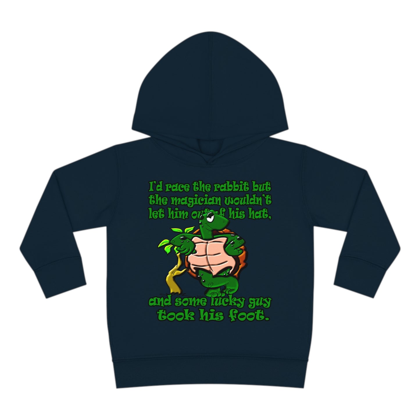 turtle race - Toddler Pullover Fleece Hoodie