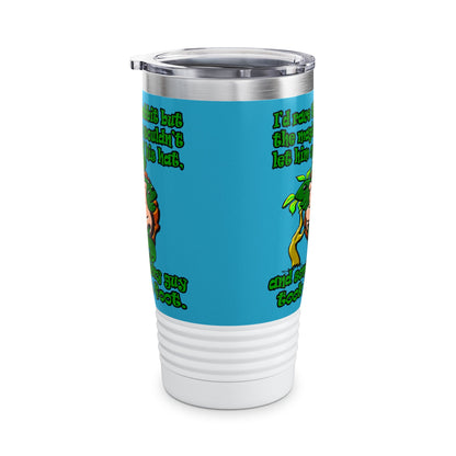 turtle race - Ringneck Tumbler, 20oz (turquoise)