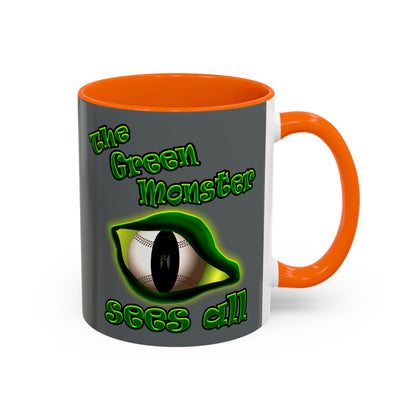 green monster - Accent Mug (dark grey)