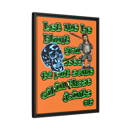 og - framed canvas art (crusta)