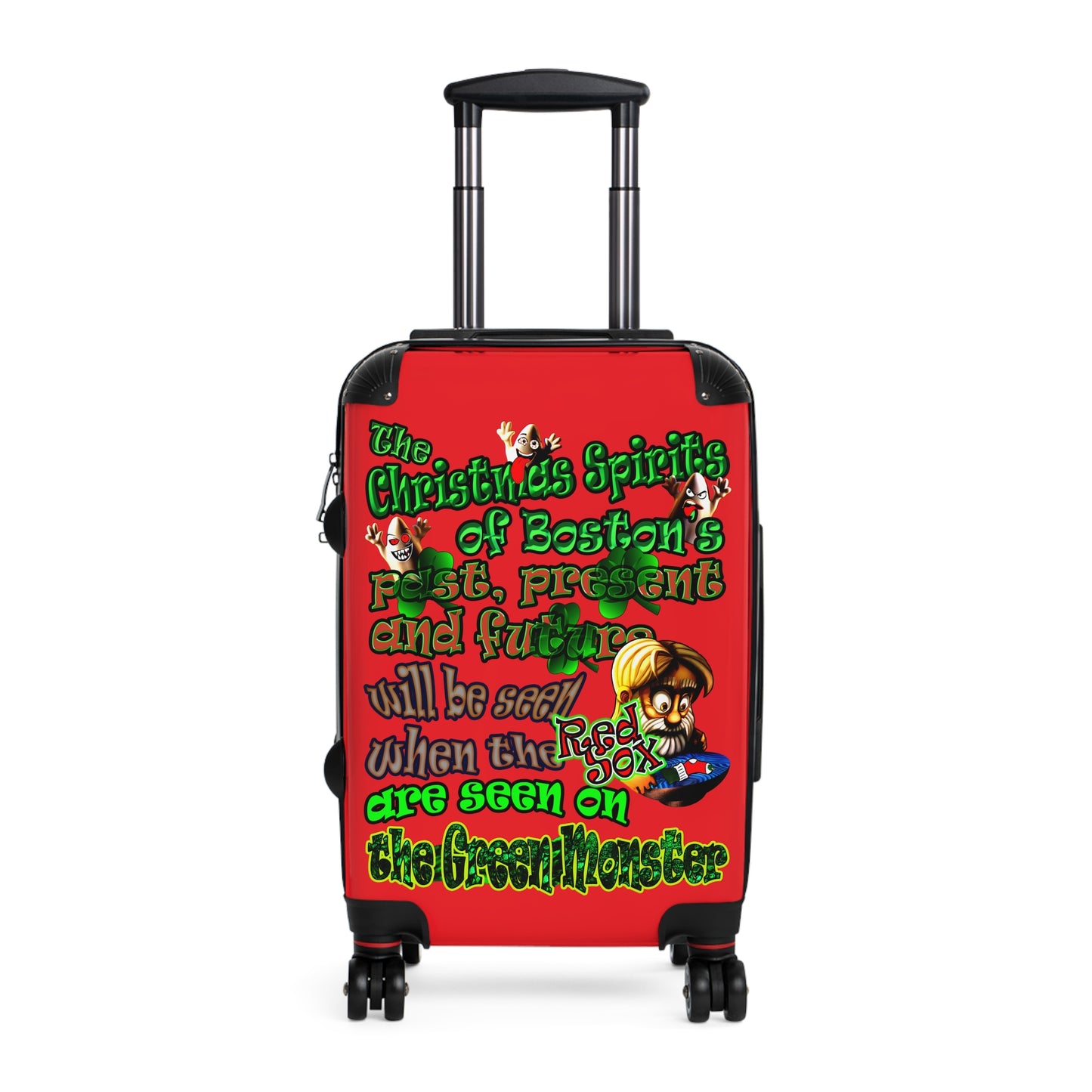 christmas spirits of boston - Suitcase (red)