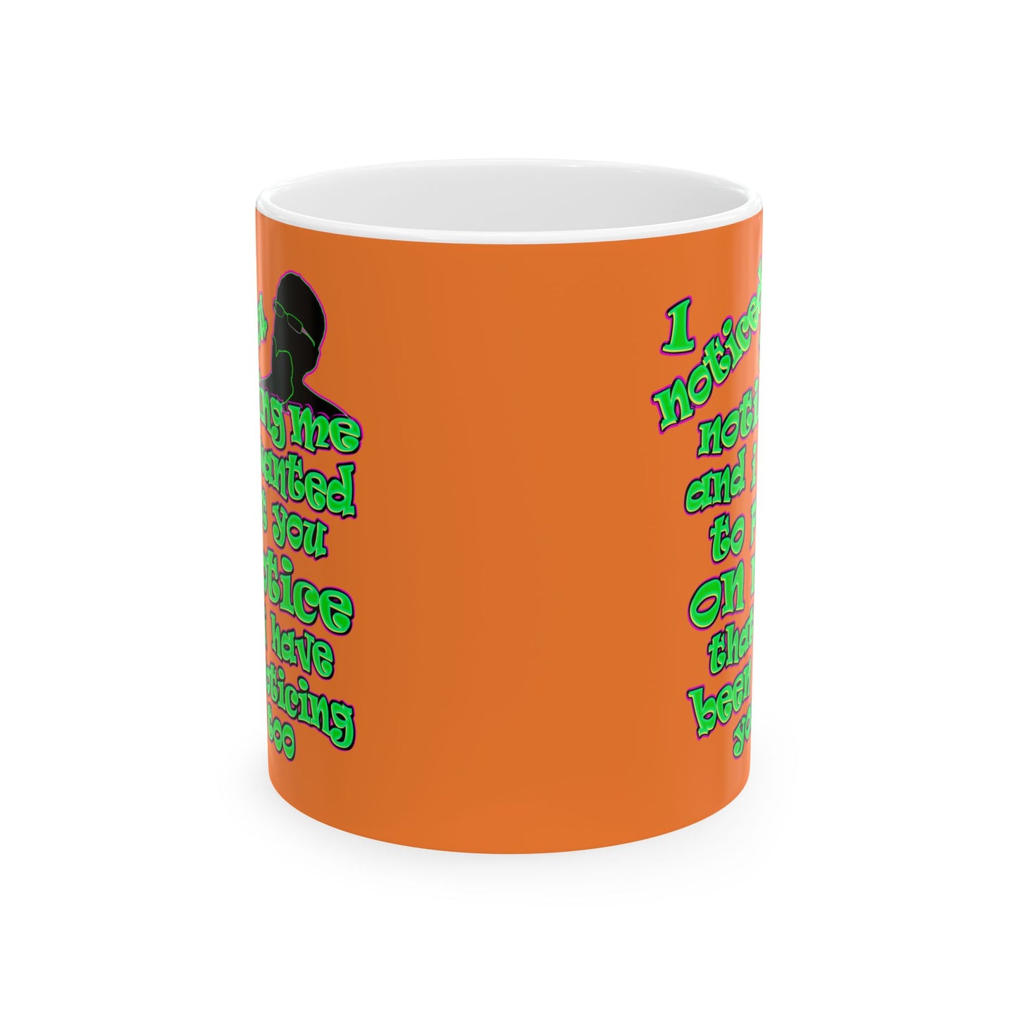 noticed you noticing - White Mug (crusta)