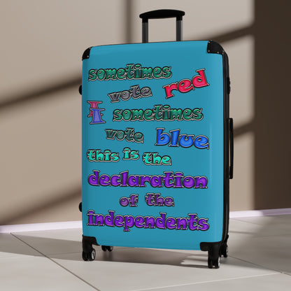 declaration of the independents - Suitcase (turquoise)