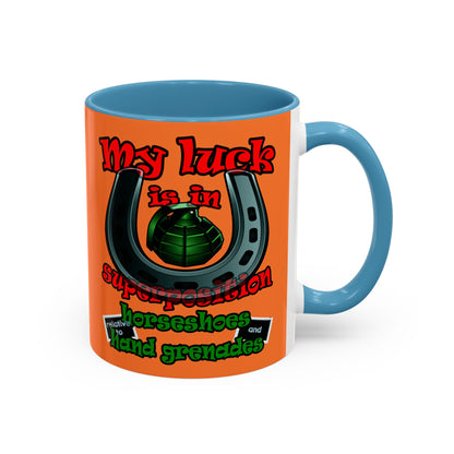 my luck - Accent Mug (crusta)