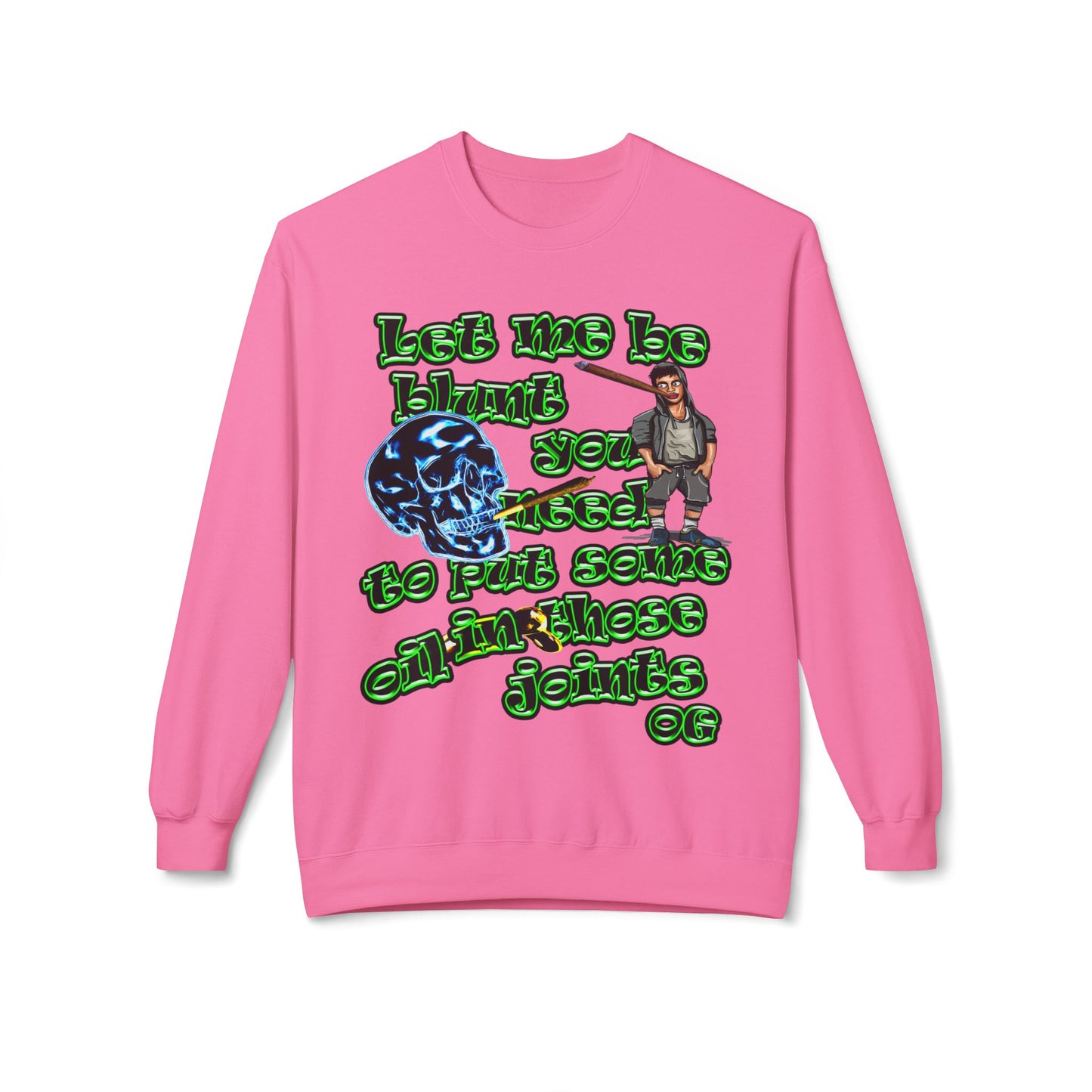 og - Unisex Midweight Softstyle Fleece Crewneck Sweatshirt