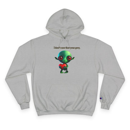 I don't care that your grey - Champion Hoodie
